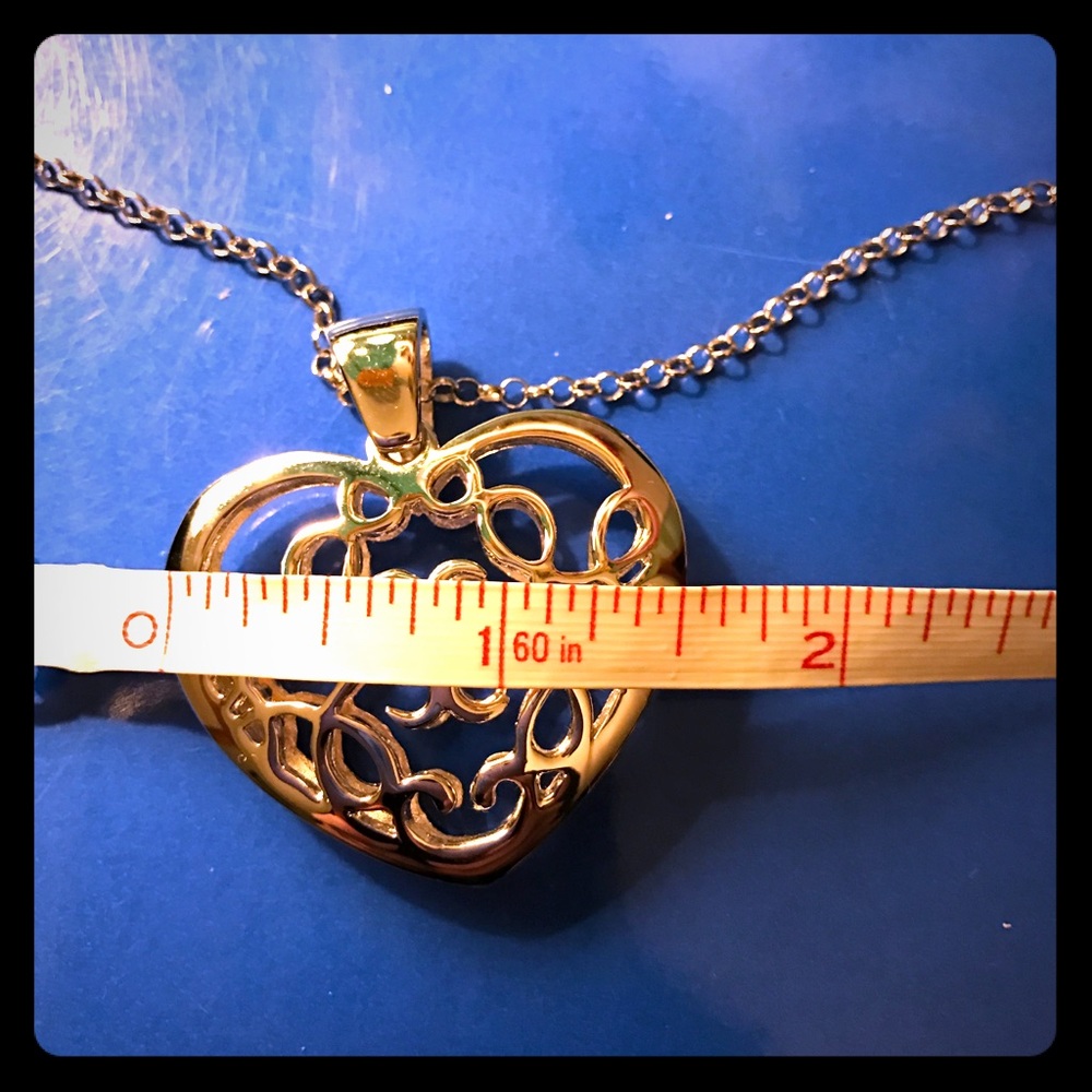Sterling heart necklace